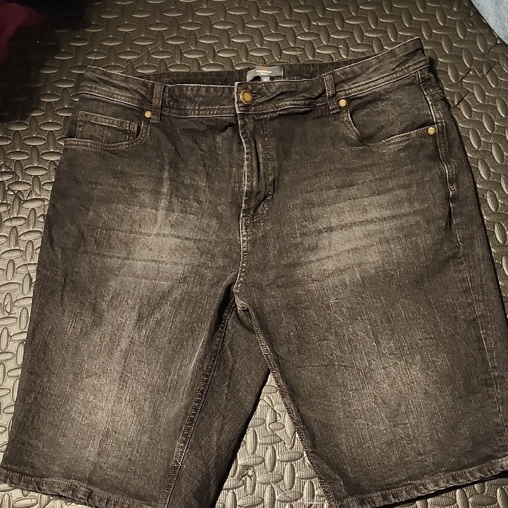 Mountain Ridge Men's Black Jean Shorts Size 38